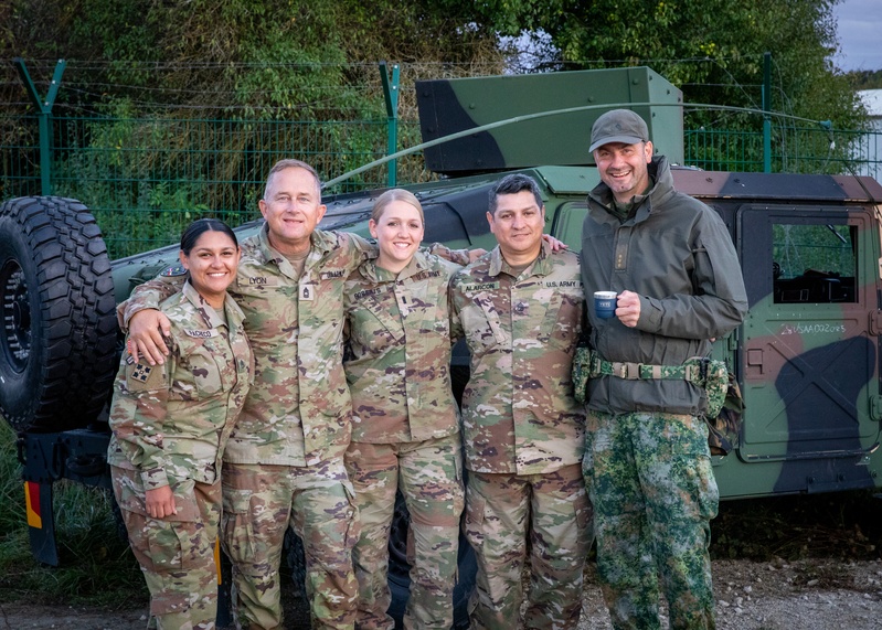 83rd CSSB Support Operations Group Photo during Saber Junction 2025