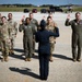 U.S. Air Force Thunderbirds perform a reenlistment ceremony during the 2025 Joint Base Andrews Air Show