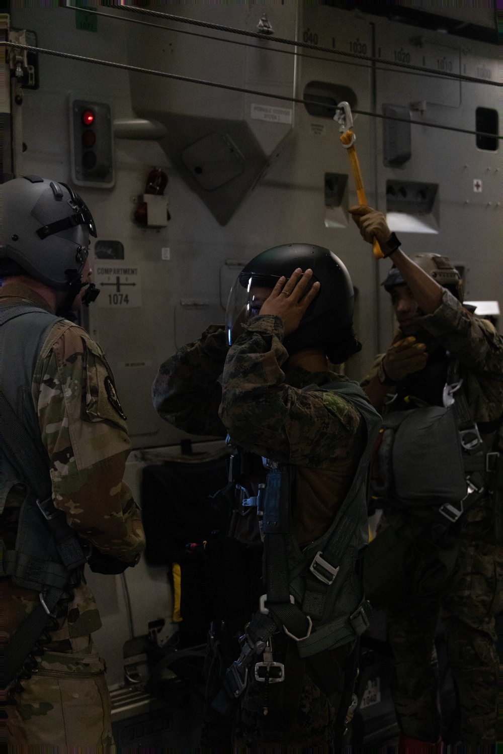From the Sky to Across the Sea: Airmen and Marines Drop Together at MCBH