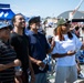 Spectators watch aerobatics during the 2025 Joint Base Andrews Air Show