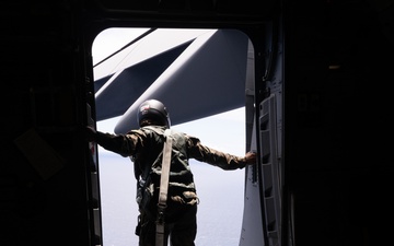 From the Sky to Across the Sea: Airmen and Marines Drop Together at MCBH
