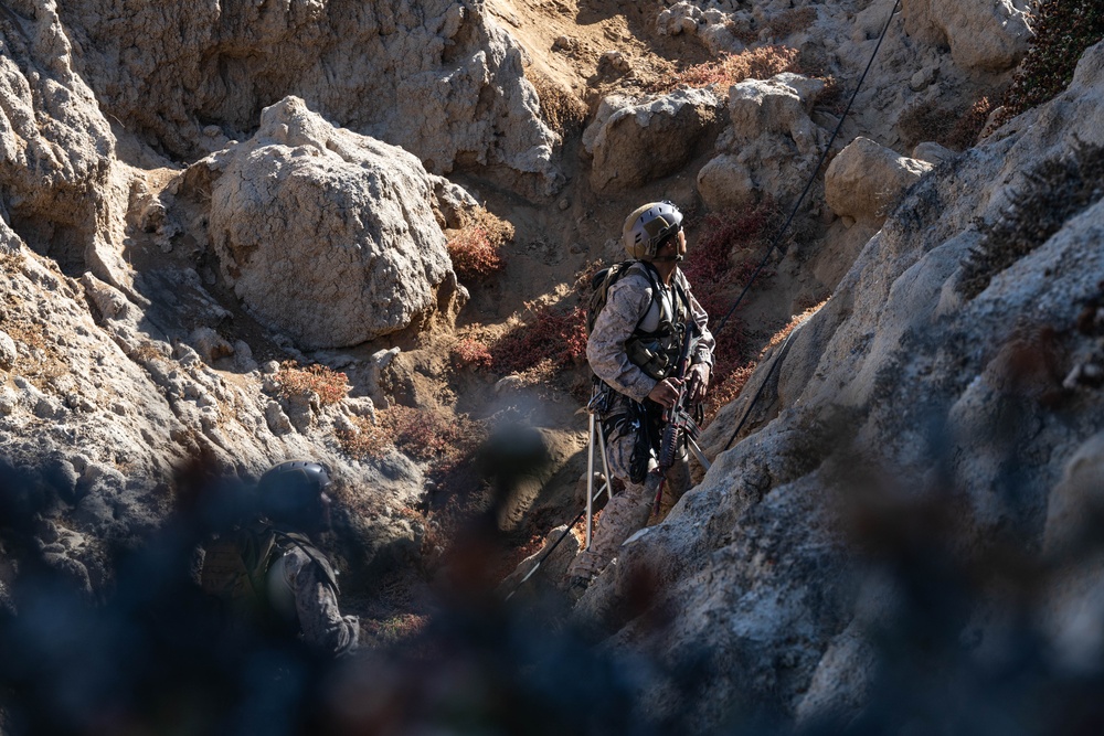 BLT 3/5 and V11 Marines conduct urban operations training and steep earth climbing during ACC