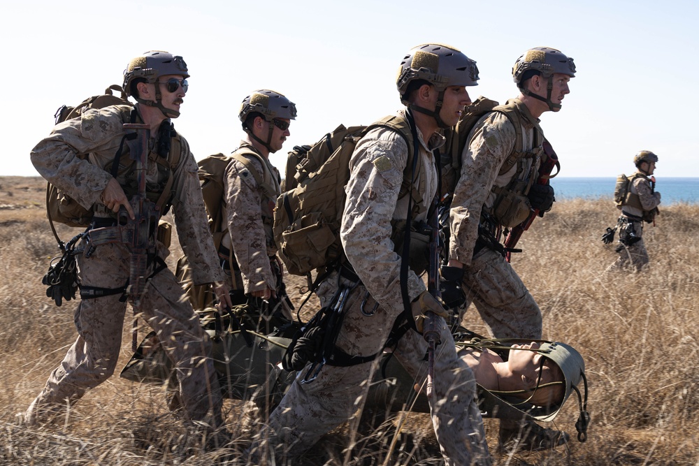 BLT 3/5 and V11 Marines conduct urban operations training and steep earth climbing during ACC