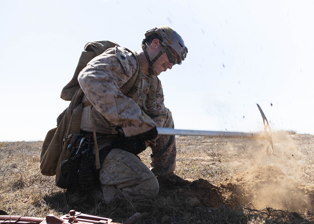 BLT 3/5 and V11 Marines conduct urban operations training and steep earth climbing during ACC