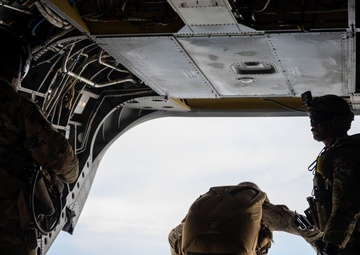 U.S. and Panamanian forces conduct free fall, air assault in Panama