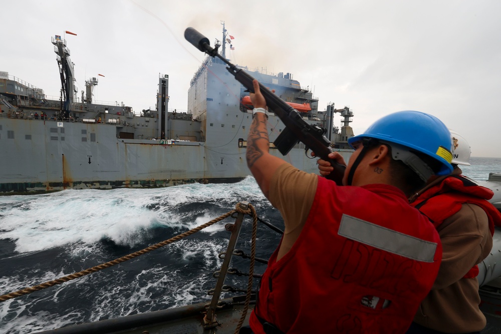 USS Bainbridge (DDG 96) Replenishment-at-Sea
