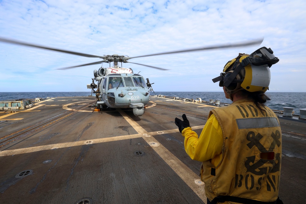 USS Bainbridge (DDG 96) Flight Operations