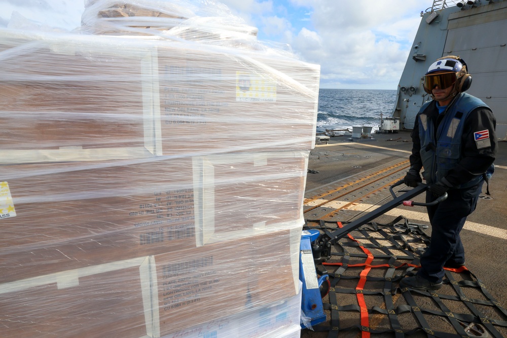 USS Bainbridge (DDG 96) Replenishment-at-Sea