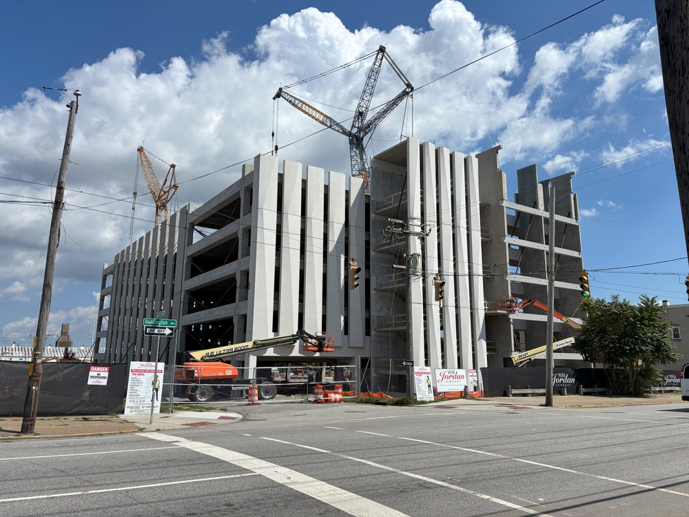 New Parking Garage Takes Shape for Sailors, Shipyard Workers