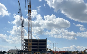 New Parking Garage Takes Shape for Sailors, Shipyard Workers