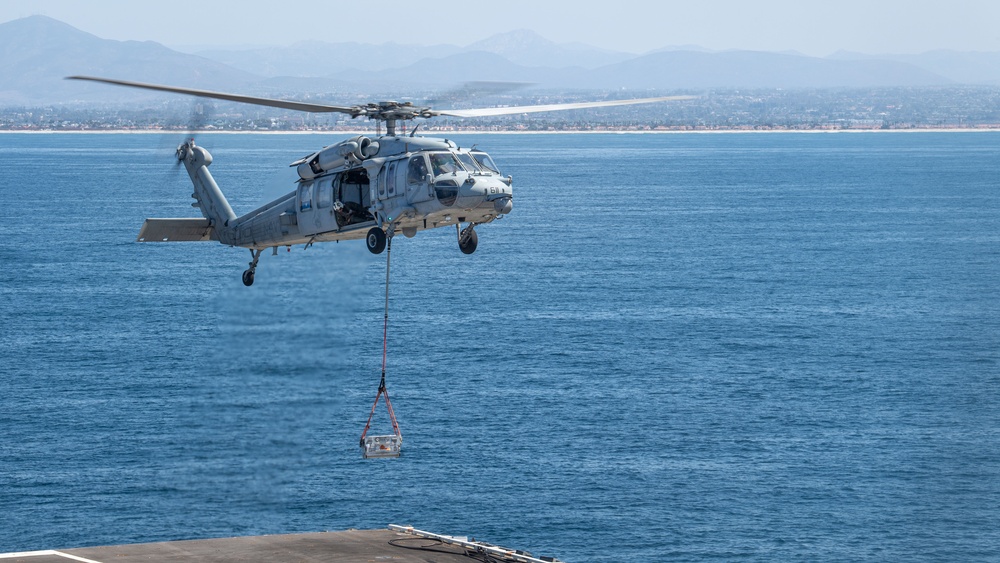 USS Theodore Roosevelt Ammunition Transfer
