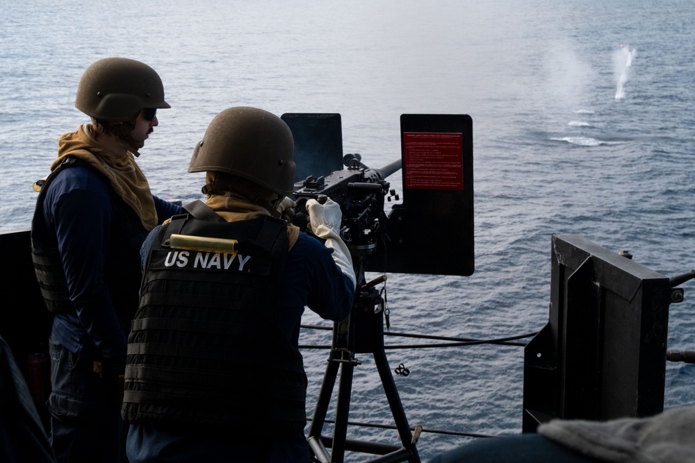 Boxer conducts live-fire exercise