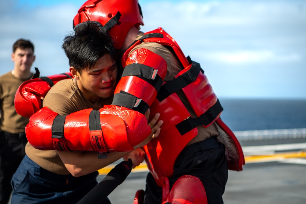 Boxer conducts Security Reaction Force Training