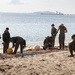 Marines conduct a beach landing site survey as part of Resolute Dragon 25