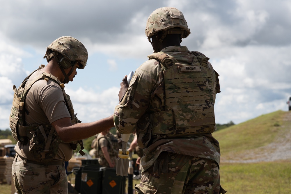 PSB Mortar Evaluation Program, Sept. 8-12, 2025