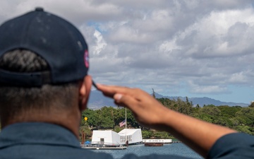 USS America (LHA 6) departs Joint Base Pearl Harbor-Hickam
