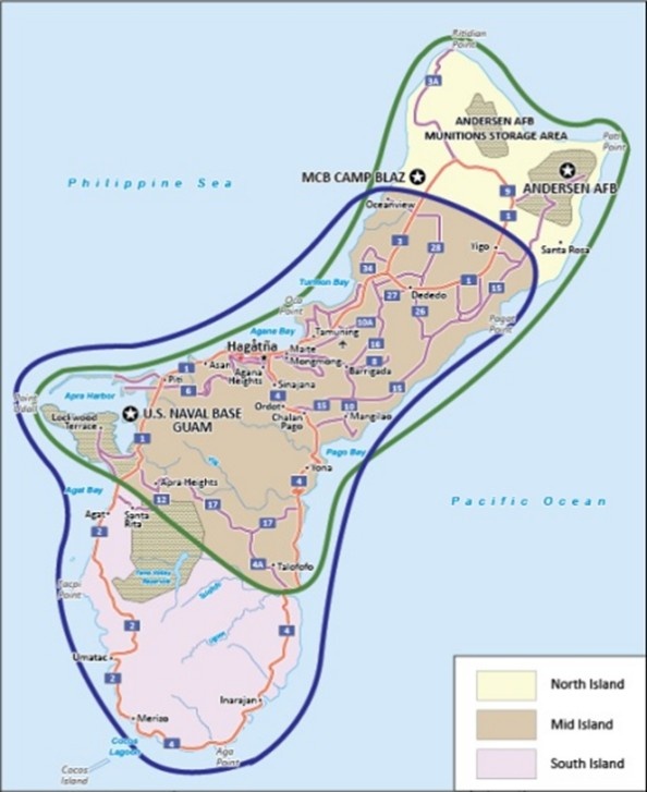 Guam regional housing areas