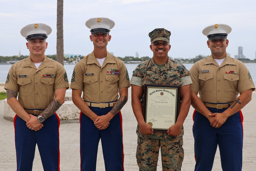 From Cuba to the Corps: Staff Sergeant Zamoravega's Meritorious Promotion