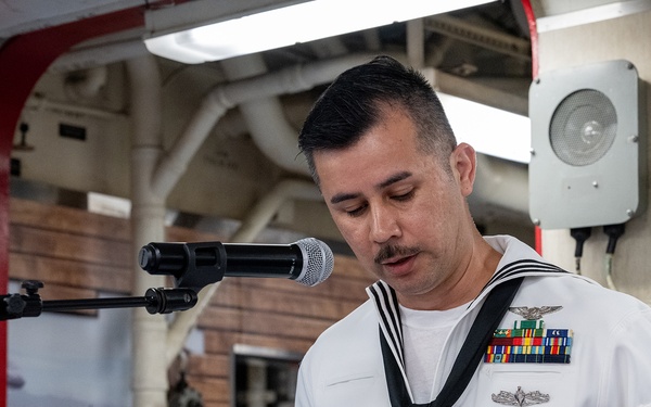 USS America (LHA 6) holds 9/11 Remembrance Ceremony