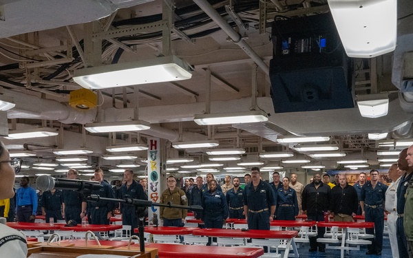 USS America (LHA 6) holds 9/11 Remembrance Ceremony