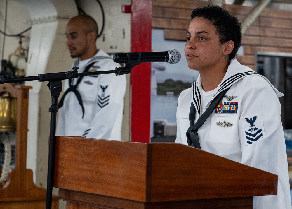 USS America (LHA 6) holds 9/11 Remembrance Ceremony