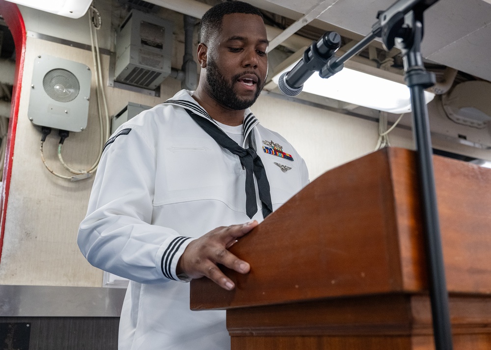 USS America (LHA 6) holds 9/11 Remembrance Ceremony