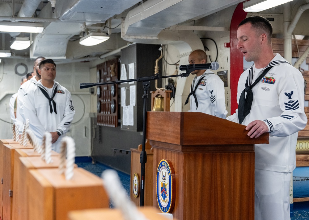 USS America (LHA 6) holds 9/11 Remembrance Ceremony