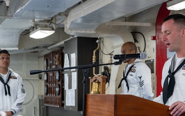 USS America (LHA 6) holds 9/11 Remembrance Ceremony