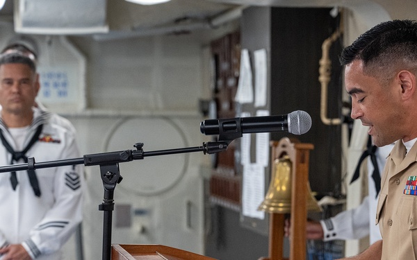 USS America (LHA 6) holds 9/11 Remembrance Ceremony