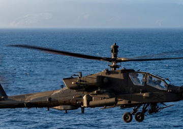 USS America (LHA 6) Conducts Joint Army AH-64E Apache Helicopter Exercise