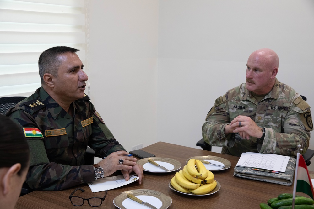 Coalition Forces Visit a Peshmerga Hospital