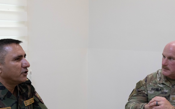 Coalition Forces Visit a Peshmerga Hospital