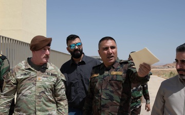 Coalition Forces Visit a Peshmerga Hospital
