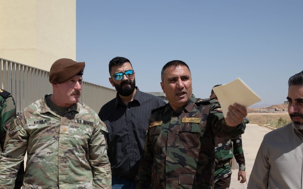 Coalition Forces Visit a Peshmerga Hospital
