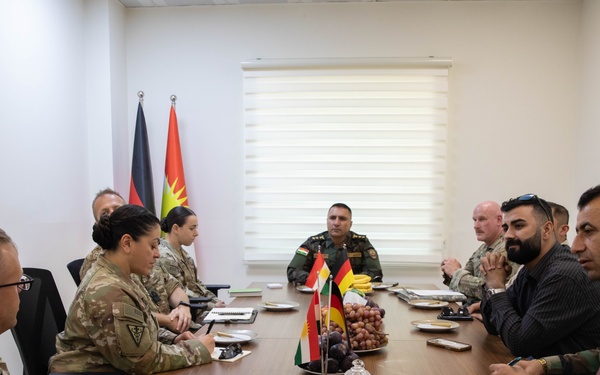 Coalition Forces Visit a Peshmerga Hospital