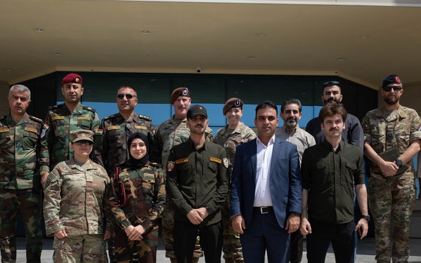 Coalition Forces visit Peshmerga Hospital