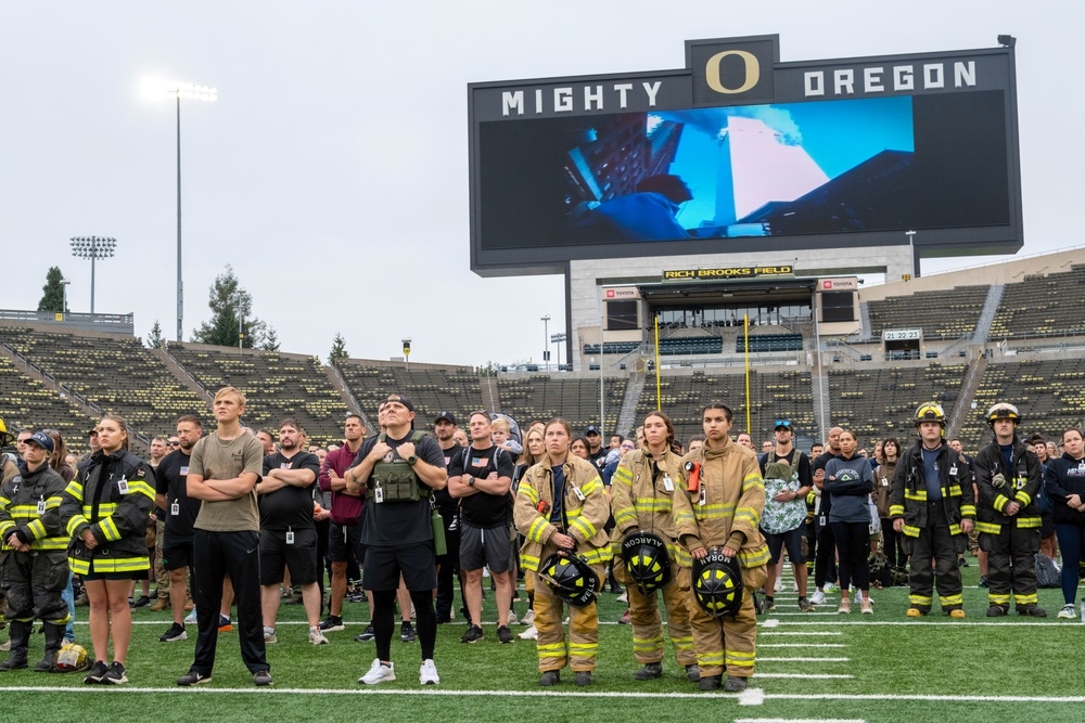 9/11 Memorial Stair Climb at Autzen Stadium