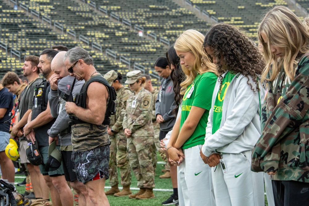9/11 Memorial Stair Climb at Autzen Stadium