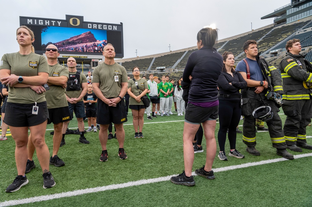 9/11 Memorial Stair Climb at Autzen Stadium