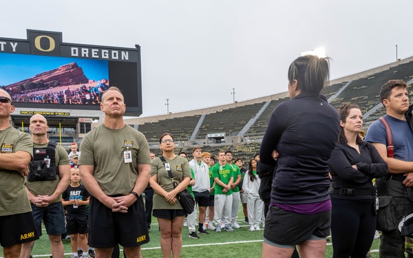 9/11 Memorial Stair Climb at Autzen Stadium