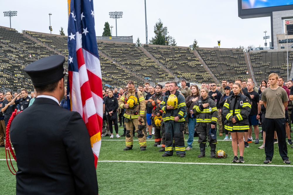 9/11 Memorial Stair Climb at Autzen Stadium