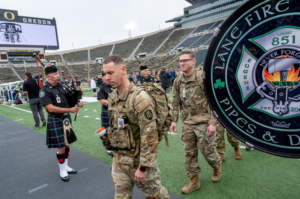 9/11 Memorial Stair Climb at Autzen Stadium