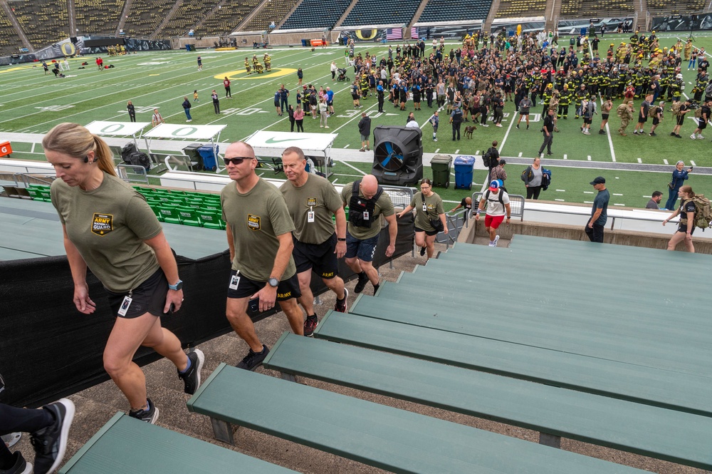 9/11 Memorial Stair Climb at Autzen Stadium