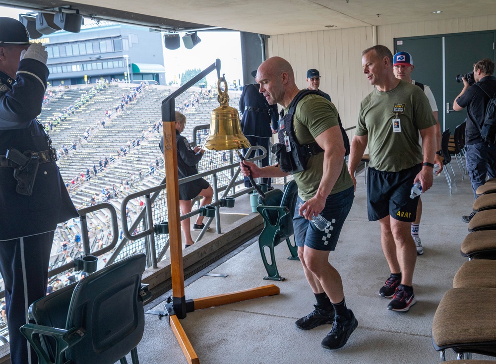 9/11 Memorial Stair Climb at Autzen Stadium