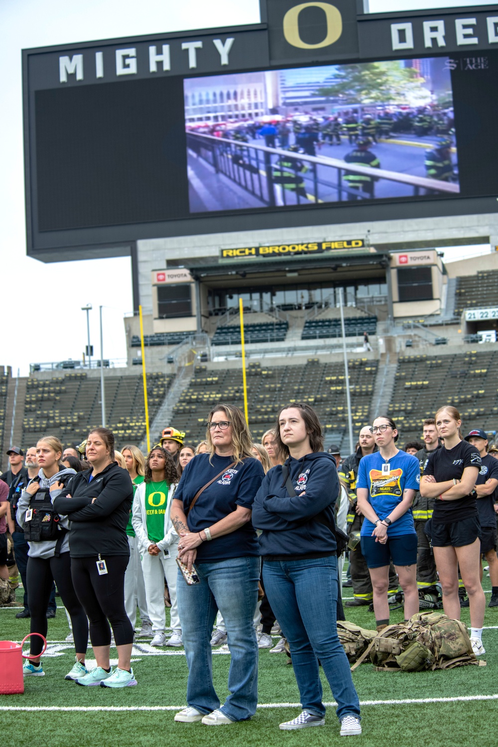 9/11 Memorial Stair Climb at Autzen Stadium