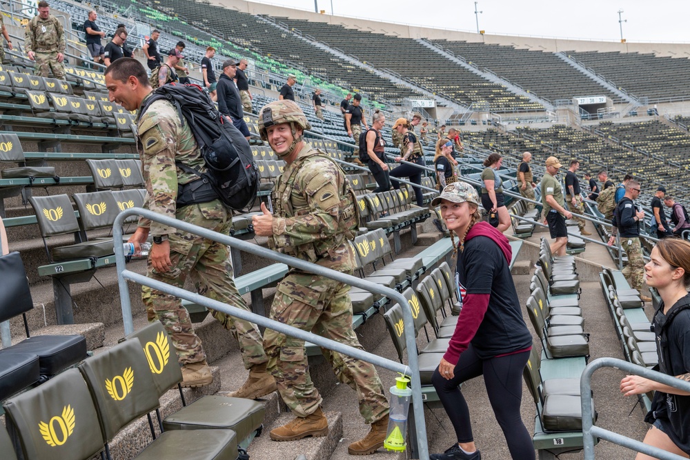 9/11 Memorial Stair Climb at Autzen Stadium