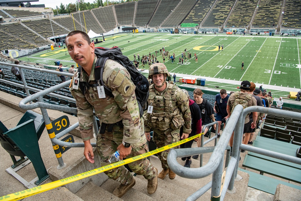 9/11 Memorial Stair Climb at Autzen Stadium