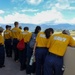 Kalaheo High School NJROTC tours MAG-24 Static Display
