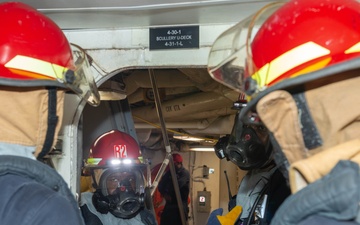 USS Blue Ridge Conducts General Quarters