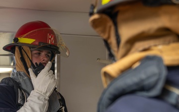 USS Blue Ridge Conducts General Quarters